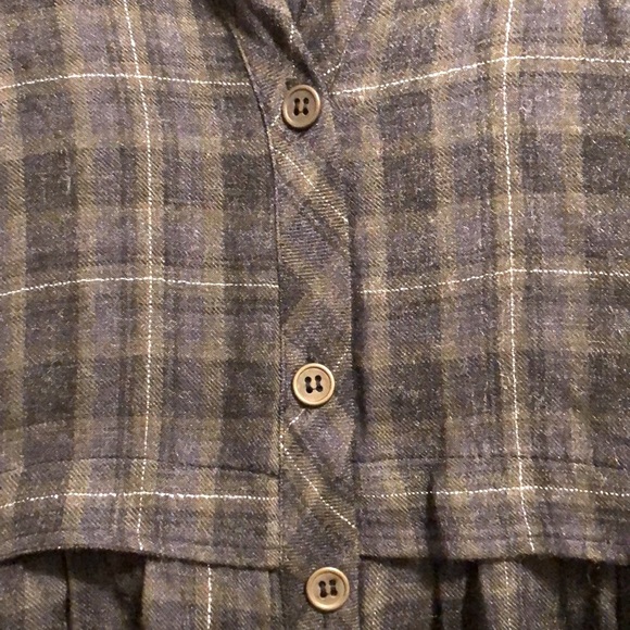 Zara Checkered Metallic Thread Dress - Picture 5 of 6